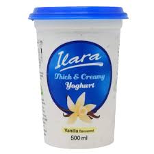 Ilara Vanilla Yoghurt 500Ml Cup